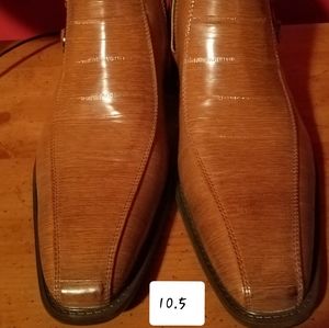 Light brown dress boots